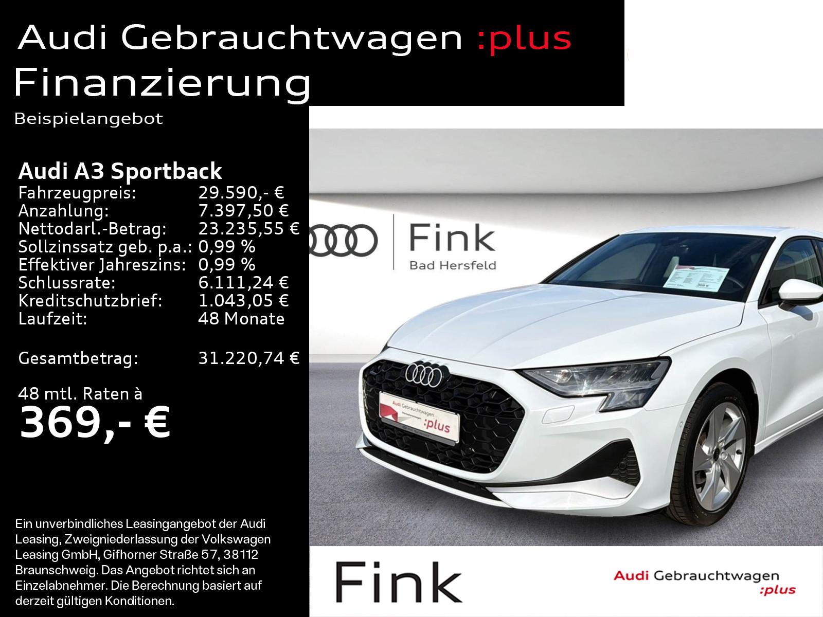 Audi A3 Sportback Advanced 35 TFSI Navi Kamera