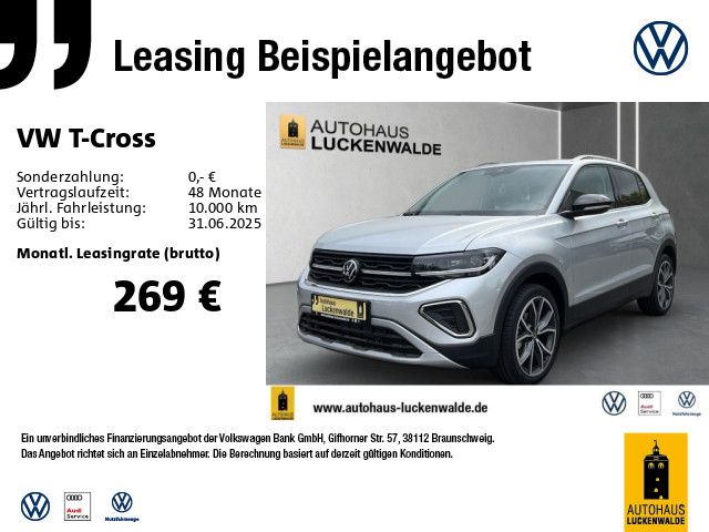 VW T-Cross 1.5 TSI Style DSG *MATRIX*IQ.DRIVE*NAV*