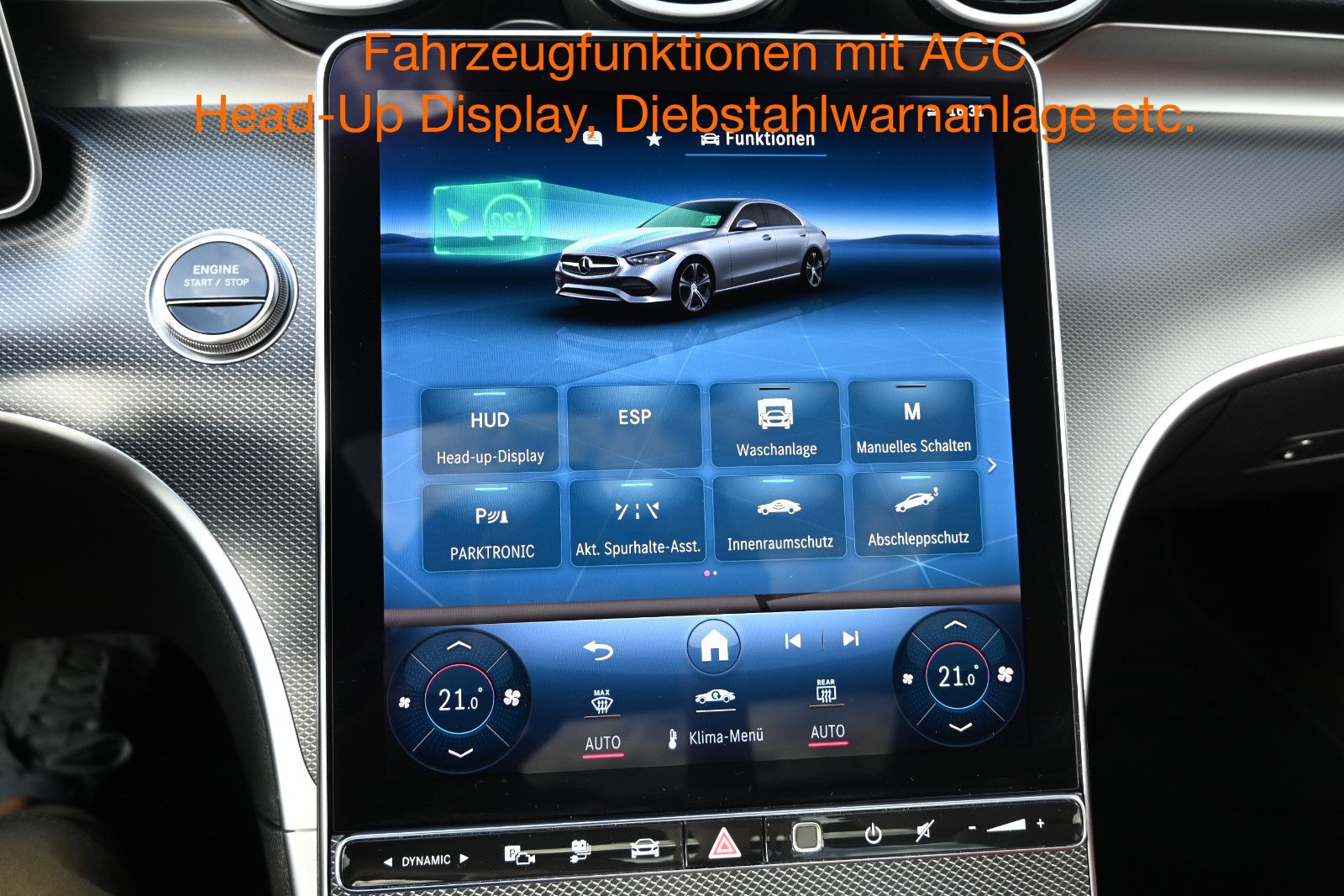 Fahrzeugabbildung Mercedes-Benz C 400 e 4M. NIGHT °ACC°AHK°HUD°MEMO°PANO°SITZKLI
