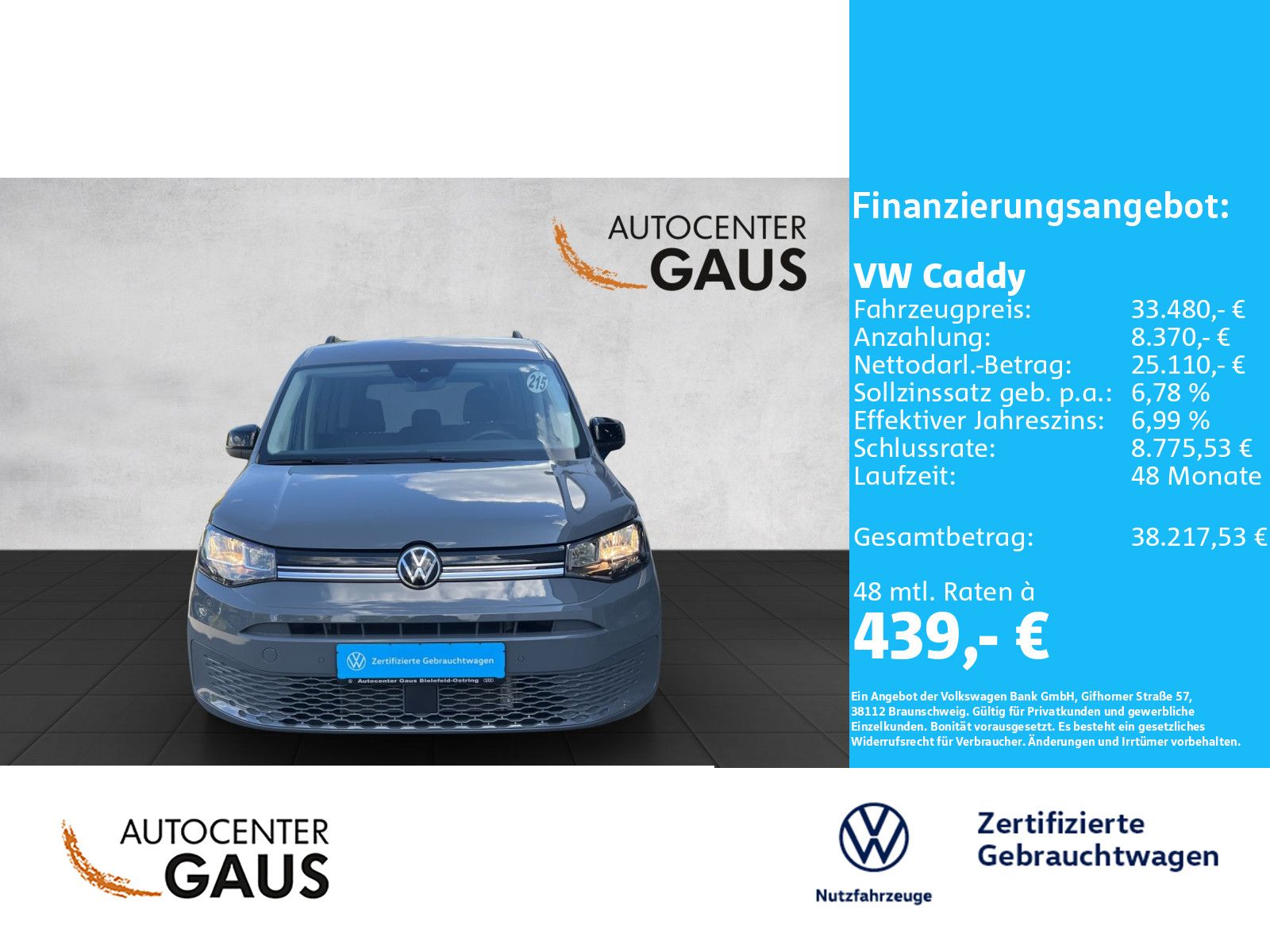 Caddy Goal 1.5 TSI DSG AHK*Navi