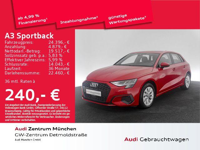 Audi A3 Sportback 40 TFSI e S tronic Navi+/Virtual+