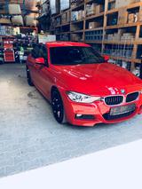 BMW 320d M-Sportpaket, xDrive, AHK, SHZ, Hifi, Navi - rote BMW 320