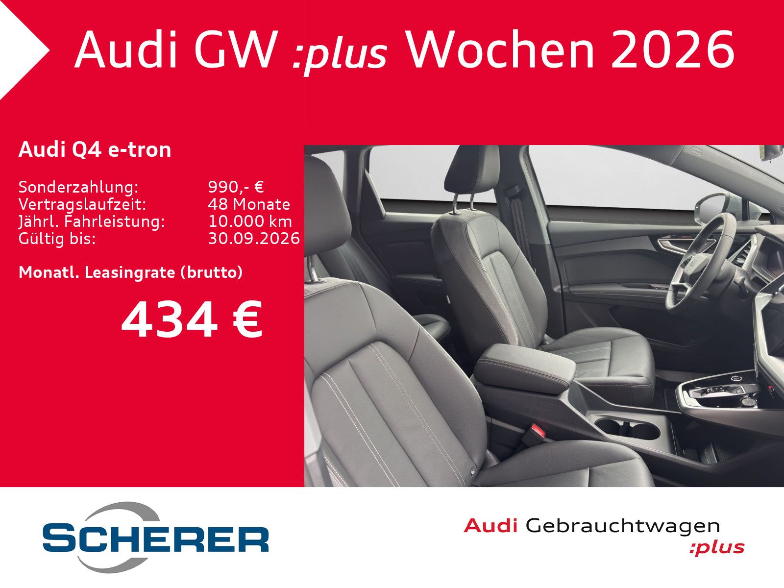 Audi Q4 e-tron 40 SHZ LEDER MMI 3J Anschluss foto 5