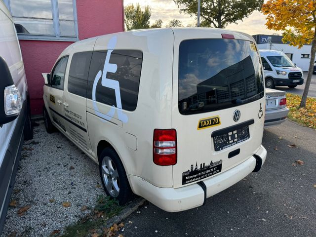 Volkswagen Caddy 5-Sitzer Rollstuhlrampe Autom. Tüv 03/25