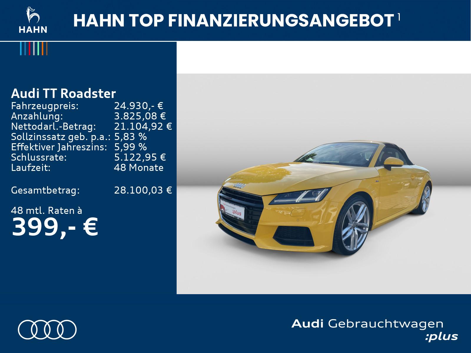 Audi TT Roadster 2.0 TFSI quattro S tronic S line Mat