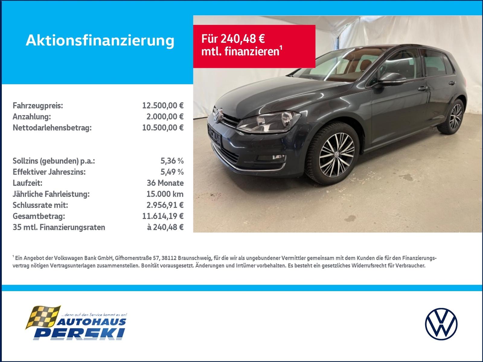 Volkswagen Golf VII 1.2 TSI Allstar BMT DSG  KLIMA, NAVI, A