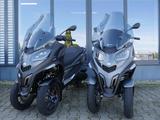 Piaggio MP3 530 Exclusive - Schwarz / Grau / Blau - neu - BENZIN ROLLER