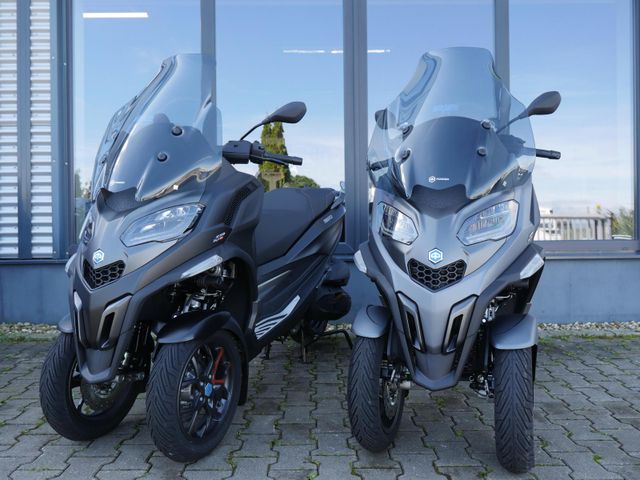 Piaggio MP3 530 Exclusive - Schwarz / Grau / Blau