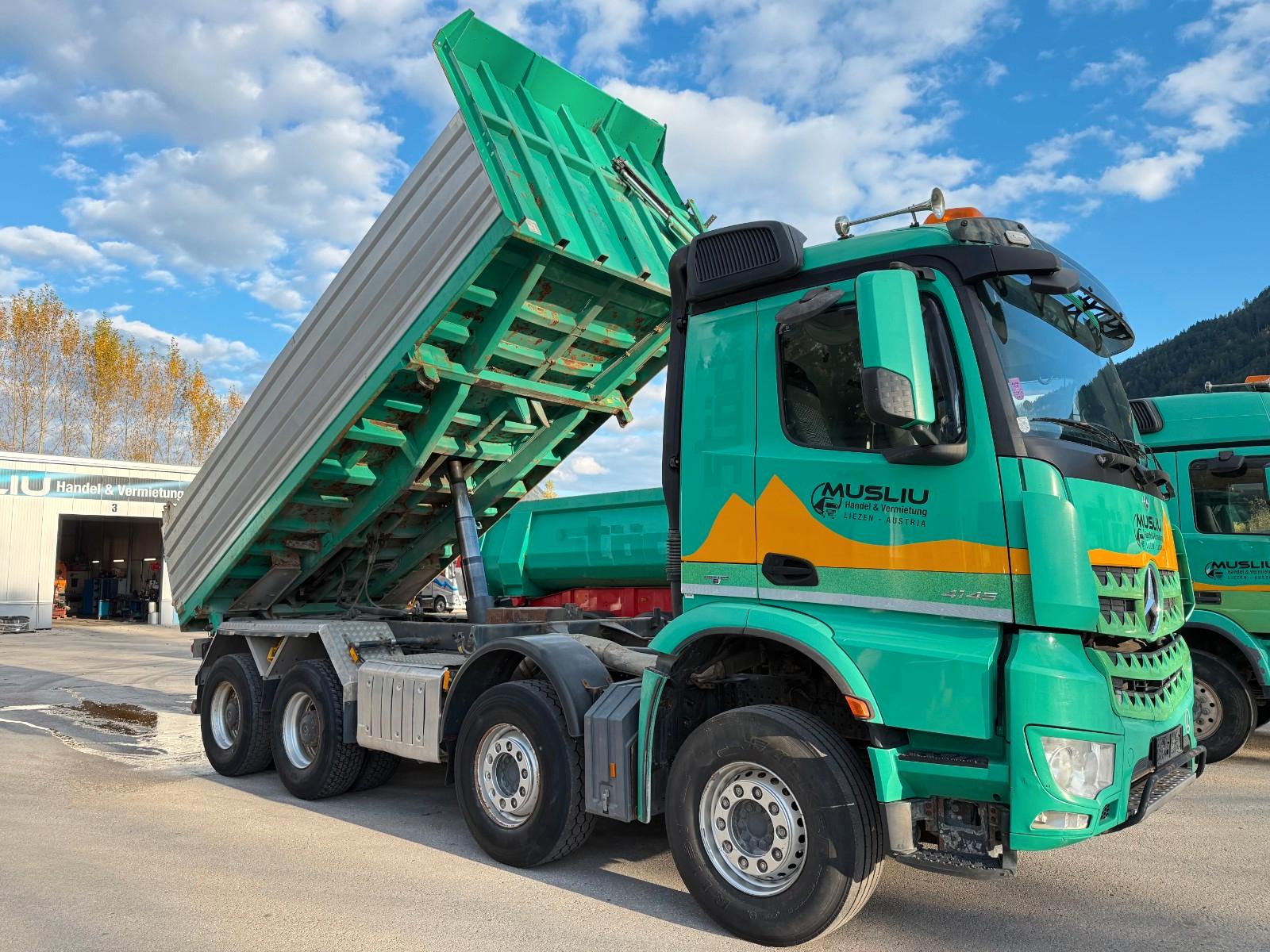 Mercedes-Benz Arocs 4145 8X4 BB Retarder Meiller Bordmatik