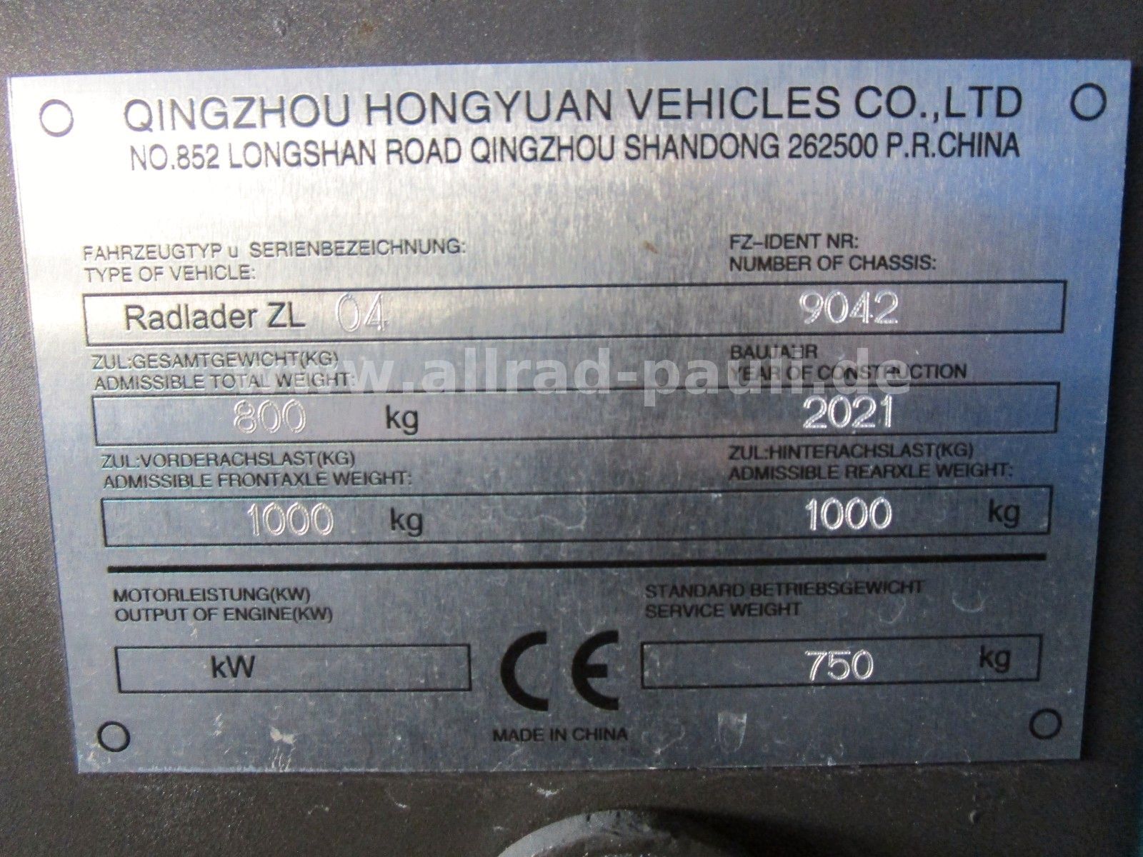 Andere Radlader/Hoflader ZL04 Elektro
