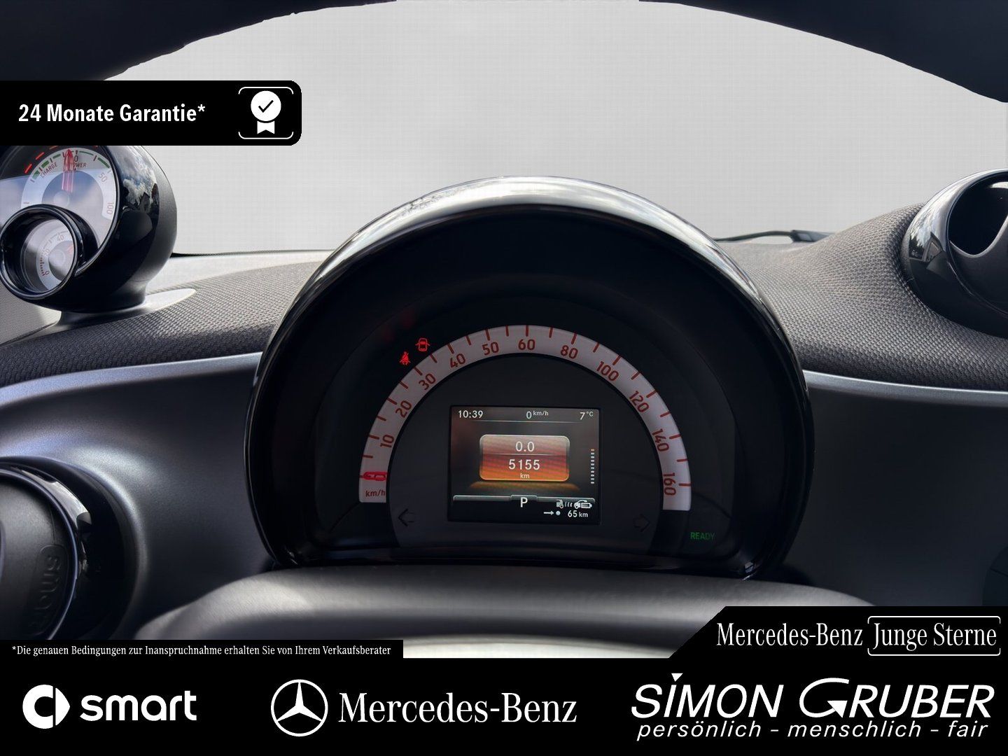 Fahrzeugabbildung Smart Smart ForTwo EQ Cabrio Exclusive LED 22KW Kamera