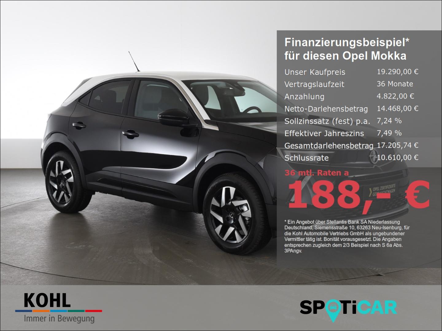 Opel Mokka Elegance 1.2 Turbo 130 PS PDCv+h SHZ Klima