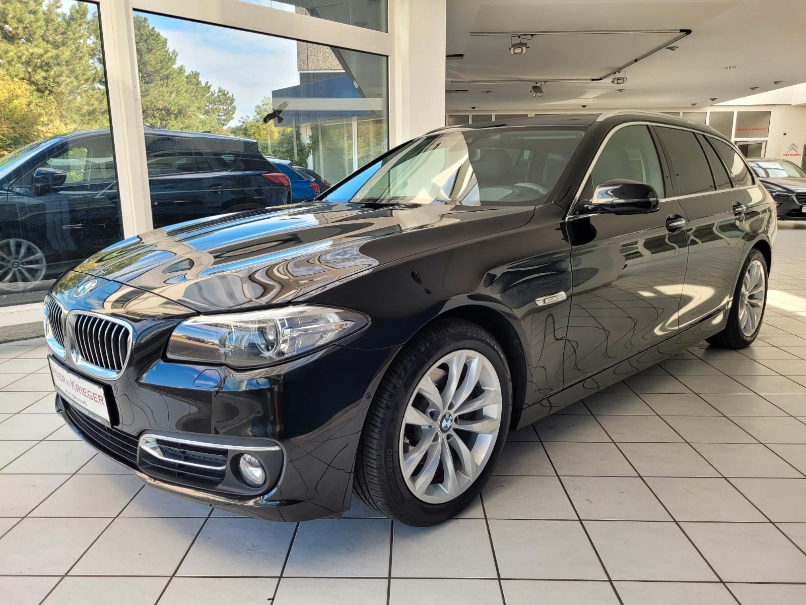BMW 520d Luxury/Panor./Leder/HuD/M-Sportl./18"/H&K