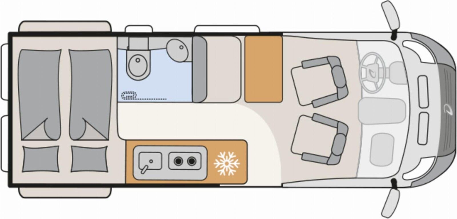 Fahrzeugabbildung Dethleffs Globetrail Classic 590 DK Ford Assistenz-Systeme