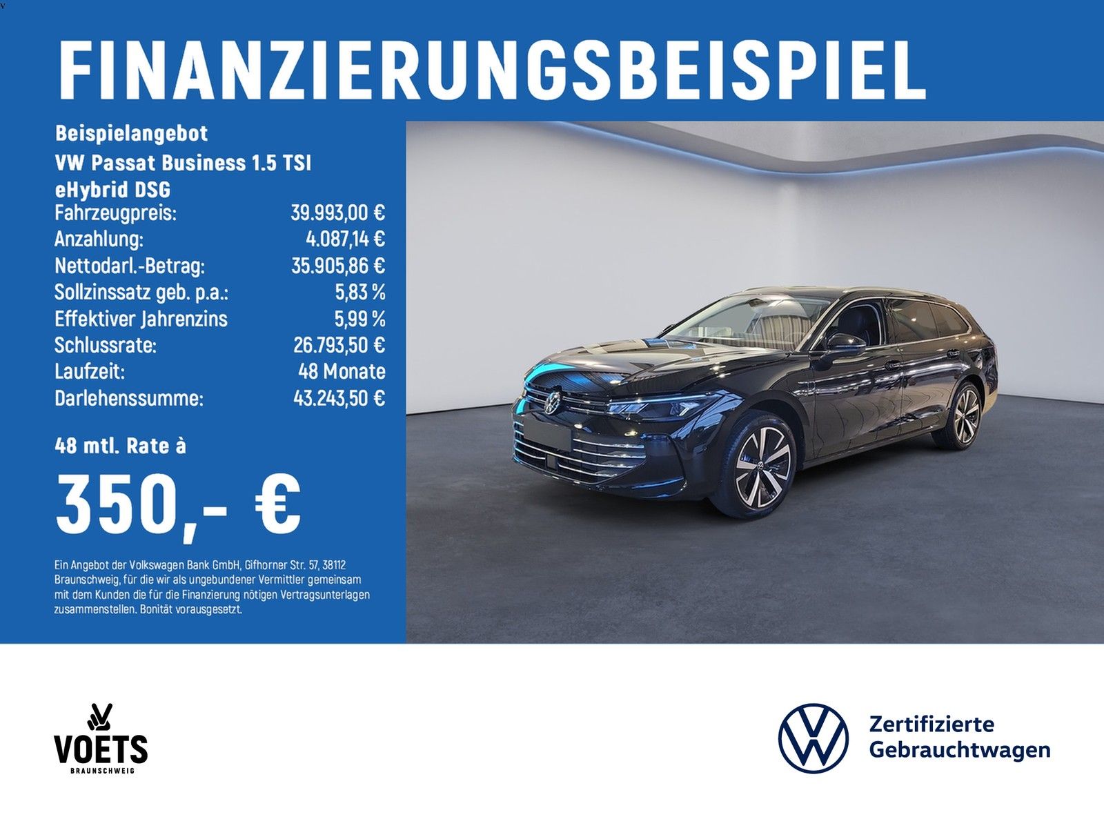 Volkswagen Passat Business 1.5 TSI eHybrid DSG AHK KEYLESS