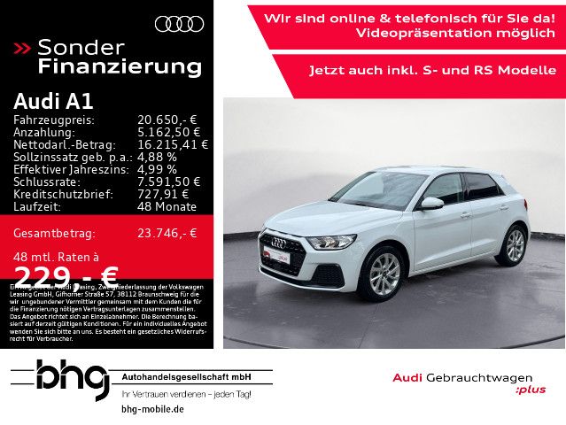AUDI A1 30 TFSI Sportback advanced *2-Zonen*GRA*SHZ*C