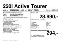 BMW 220 Active Tourer - Vorschau Bild 5