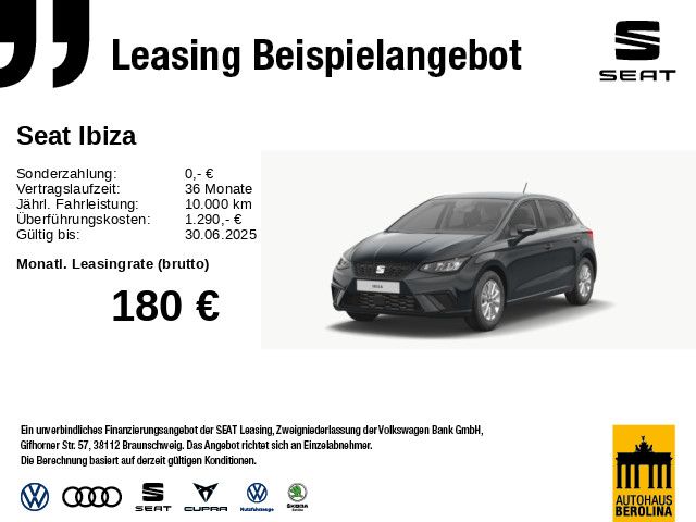 SEAT Ibiza 1.0 TSI Road Edition DSG *Road Ed. Aktion*