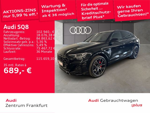 AUDI SQ8 TFSI quattro ALLRADLENKUNG+LUFT+HuD+B&amp;O+AHK+
