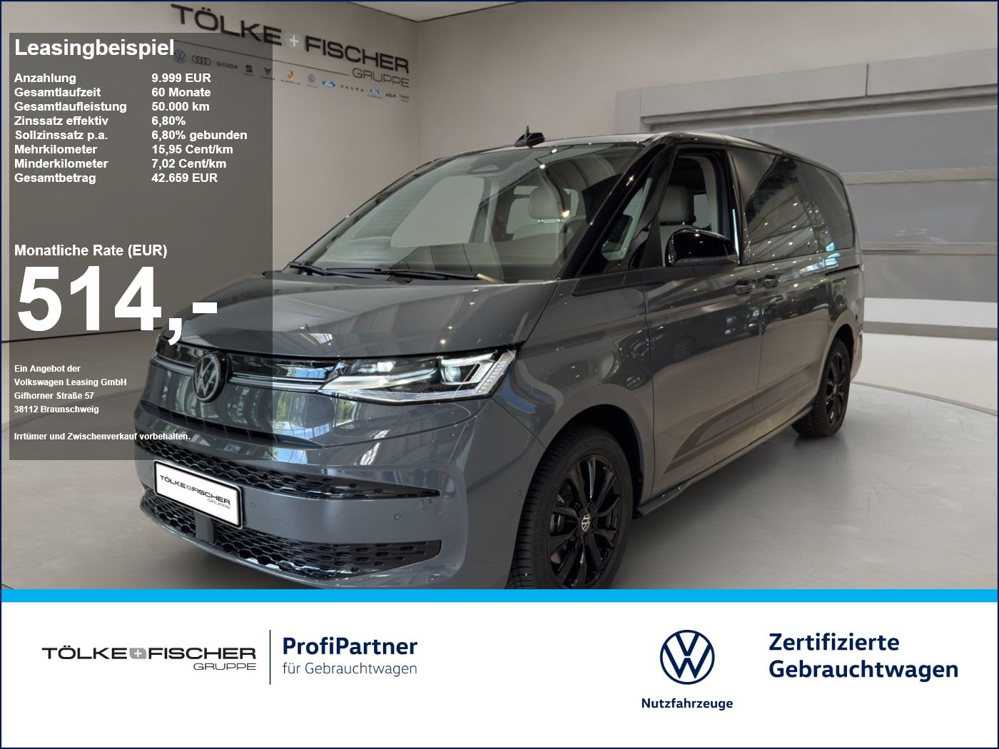 Volkswagen T7 Multivan Edition TDI DSG langer Überhang
