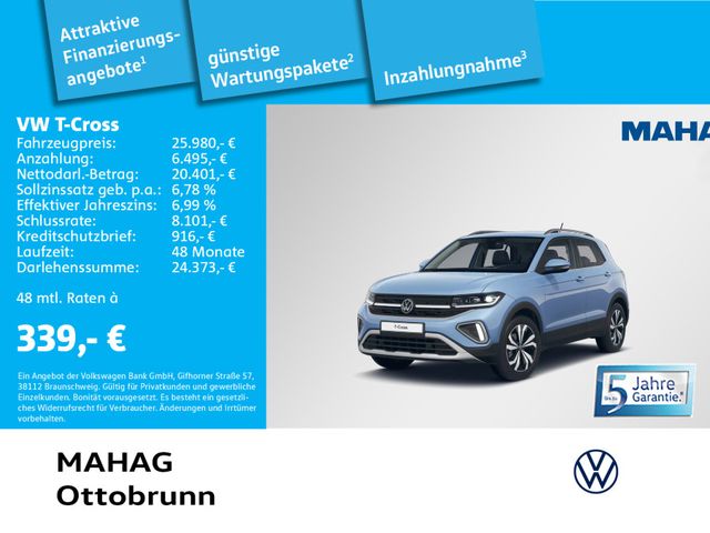 Volkswagen T-Cross 1.0 TSI STYLE Navi MatrixLED Kamera 6-Ga