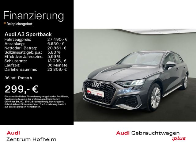 Audi A3 Sportback 40 TFSIe S line S tro*LED*Virtual*S