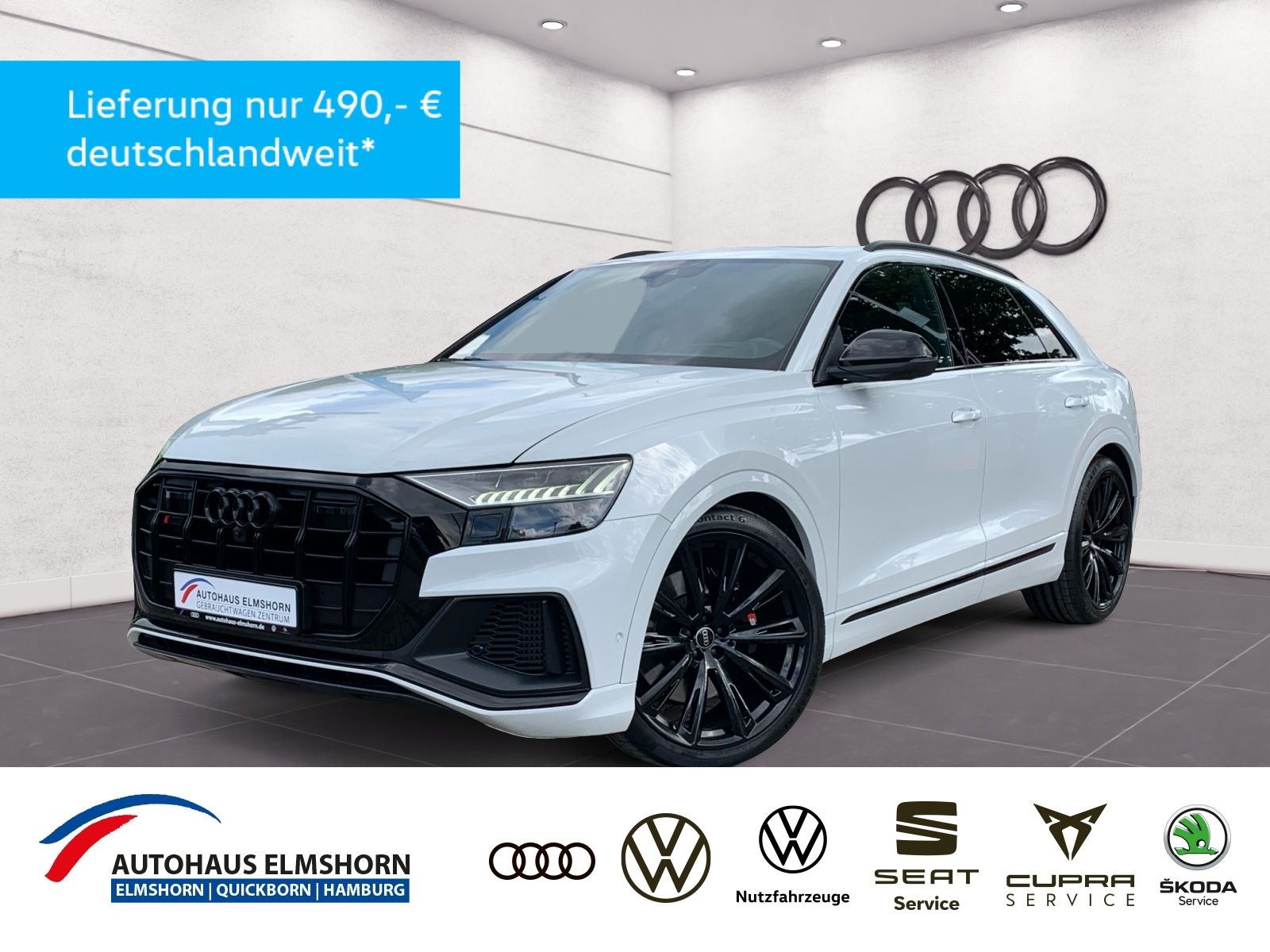 Audi SQ8 4.0 TFSI tiptronic PANO AHK 23" B&O MATRIX 4