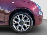 Fiat 500 CABRIO ROCKSTAR SCHICKE ALUFELGEN + CARPLAY - Fiat 500: Rot, Schiebedach