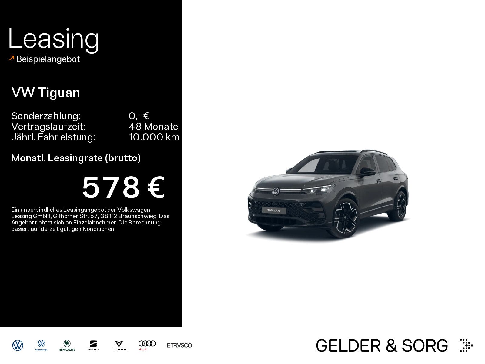 Volkswagen Tiguan 2.0TDI R-Line 4M Pano*Standh*H&K*360°*ACC
