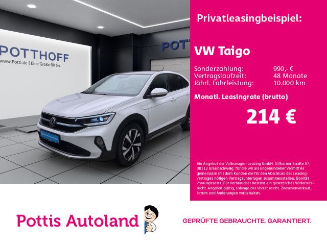 Taigo 1.0 TSI DSG STYLE PANO NAVI KAMERA IQ.LIGH