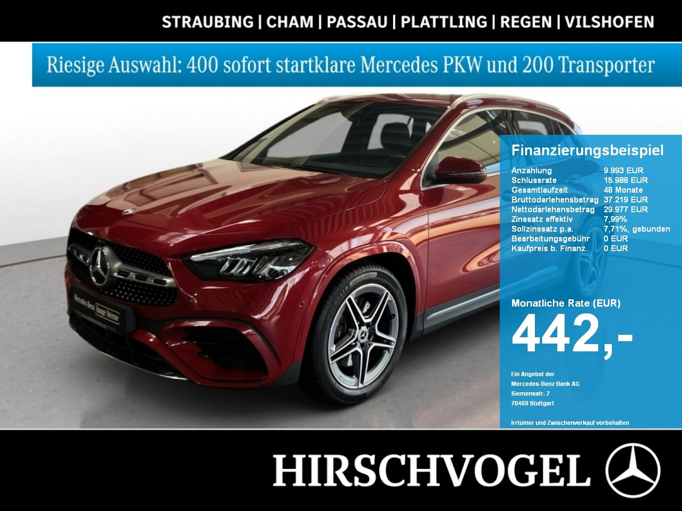 Mercedes-Benz GLA 250 4M AMG Line Advanced Plus KEYLESS Navi-P