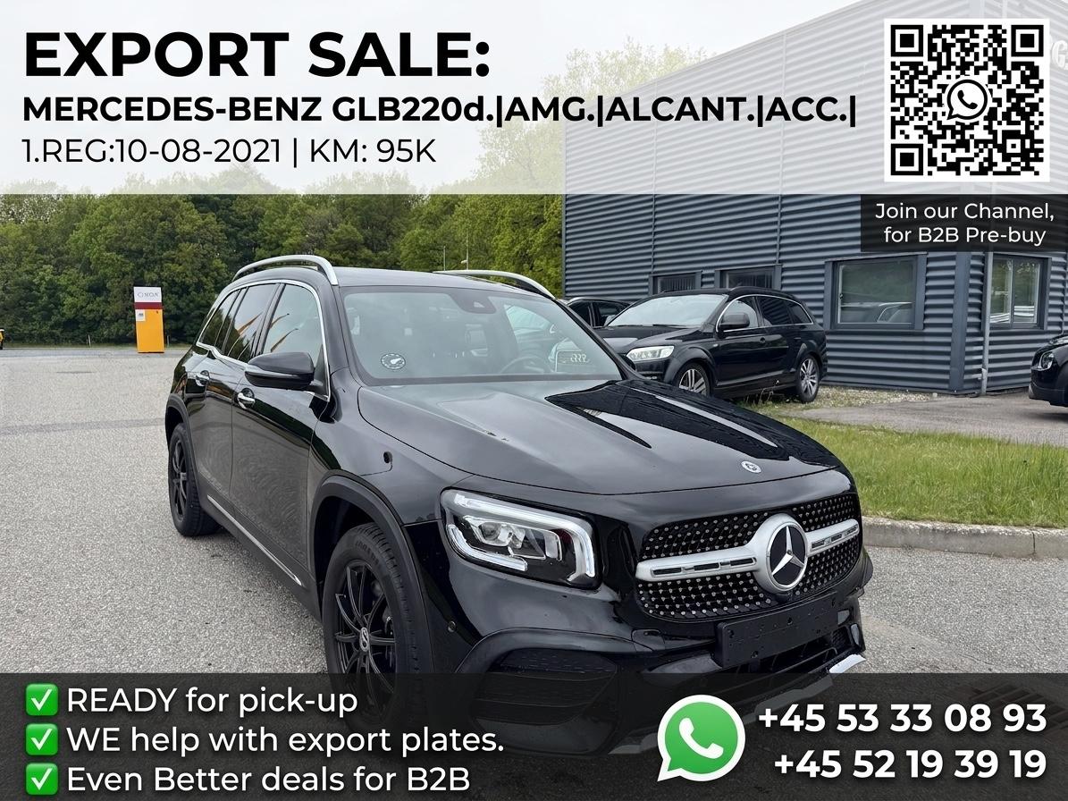 Mercedes-Benz GLB220d.|95k km.|AMG.|Alcant.|ACC.|#2977