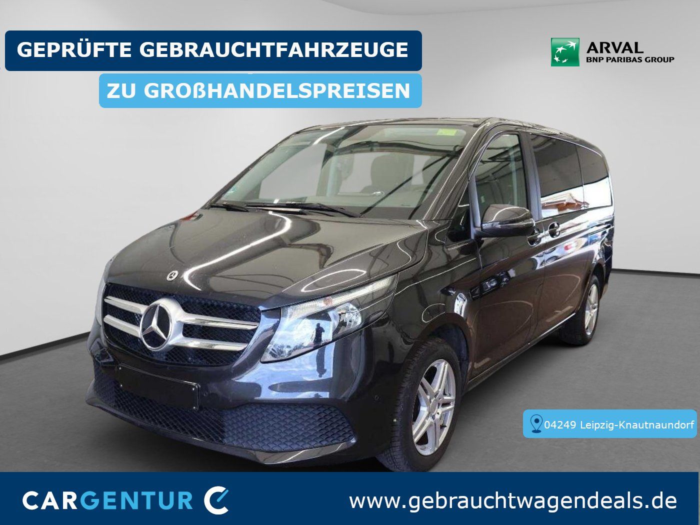 Mercedes V 220 2022, 2.0D dīzelis, Automāts, Furgons, Pelēks — Latvijā