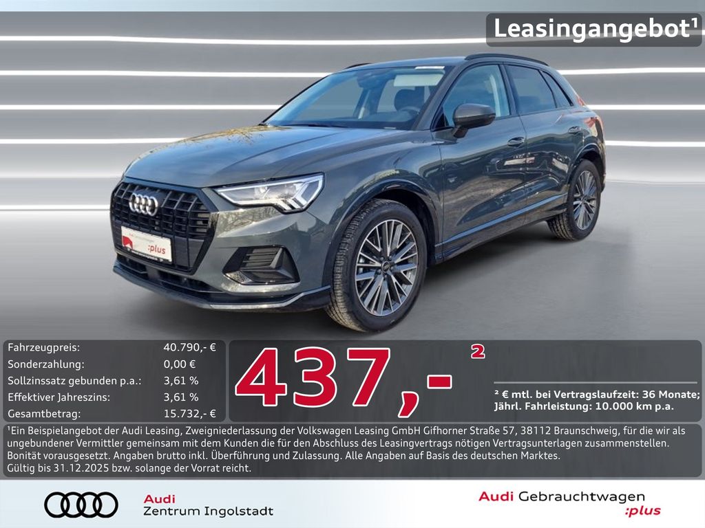Q3 35 TFSI NAVI+ LED AHK 19" ACC advanced