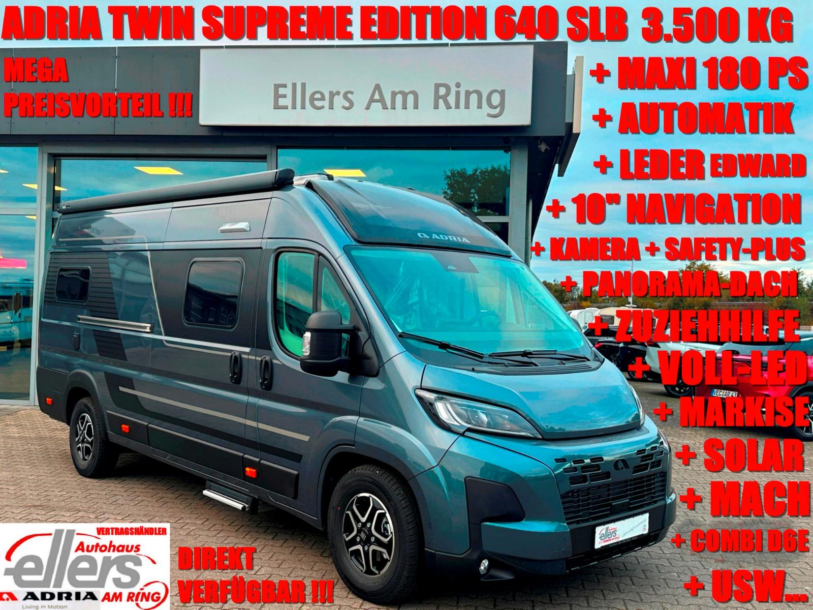 Adria TWIN SUPREME EDITION 640 SLB AUTO NAVI SOLAR LED