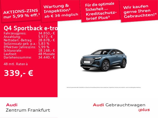 Audi Q4 Sportback 50 e-tron quattro advanced Matrix-L