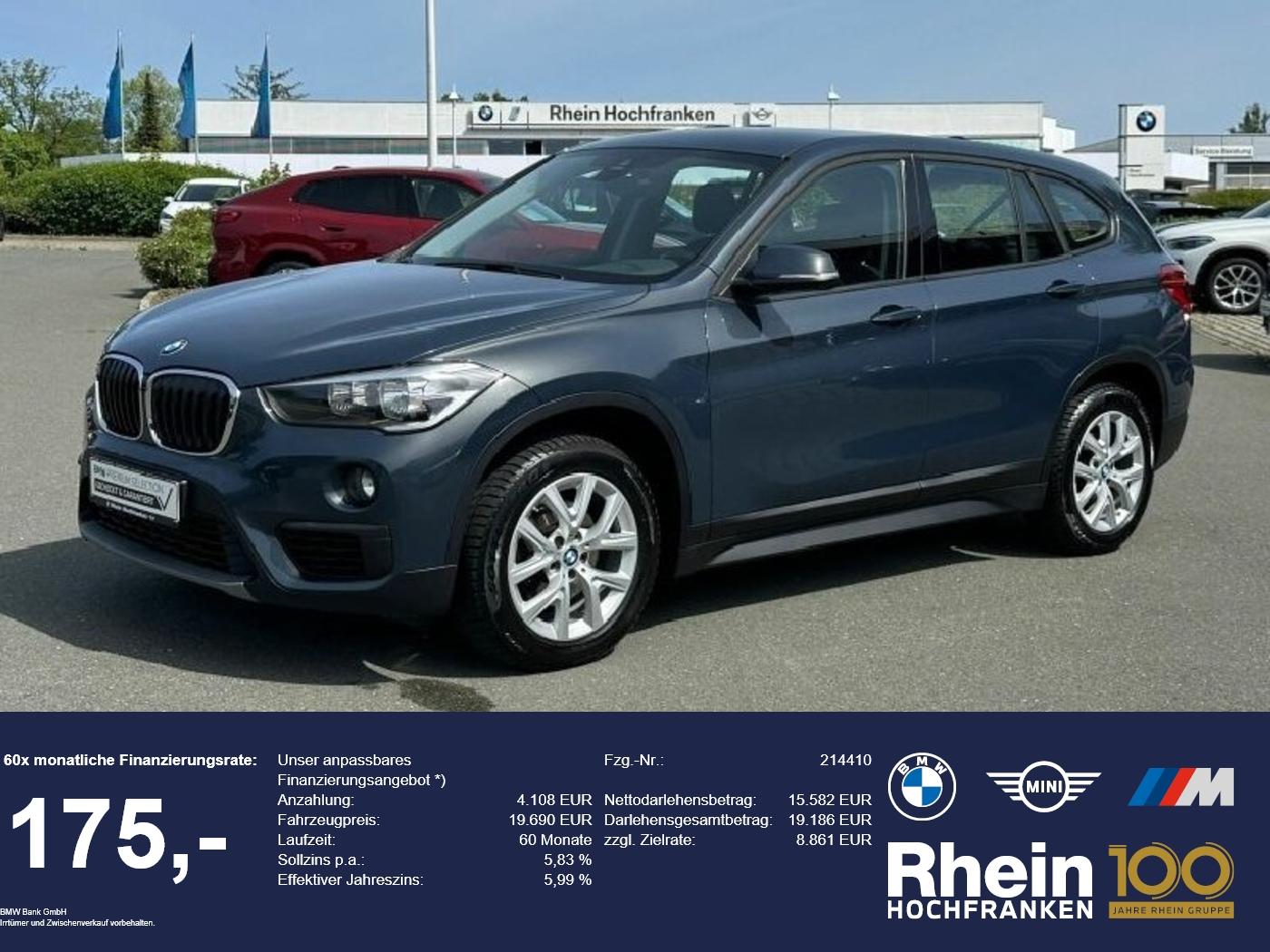 BMW X1 xDrive18d AHK NAVI KLIMA SHZ LORDOSE TEMPOMAT
