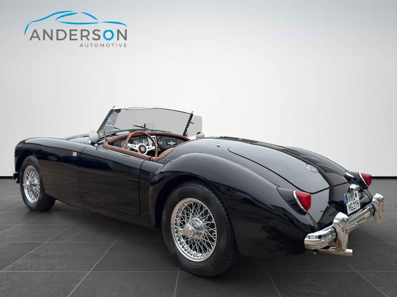 Fahrzeugabbildung MG MGA 1600 ROADSTER FRAME OFF COGNAC LEDER