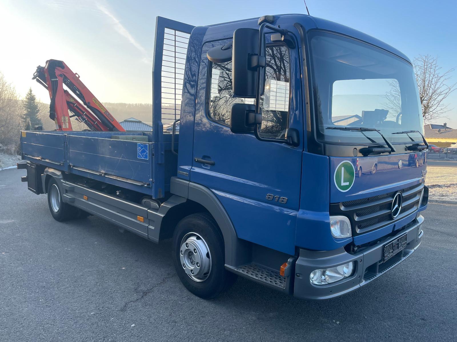 Mercedes-Benz 818 Pritsche Palfinger PK 6001 Greifer steurrung