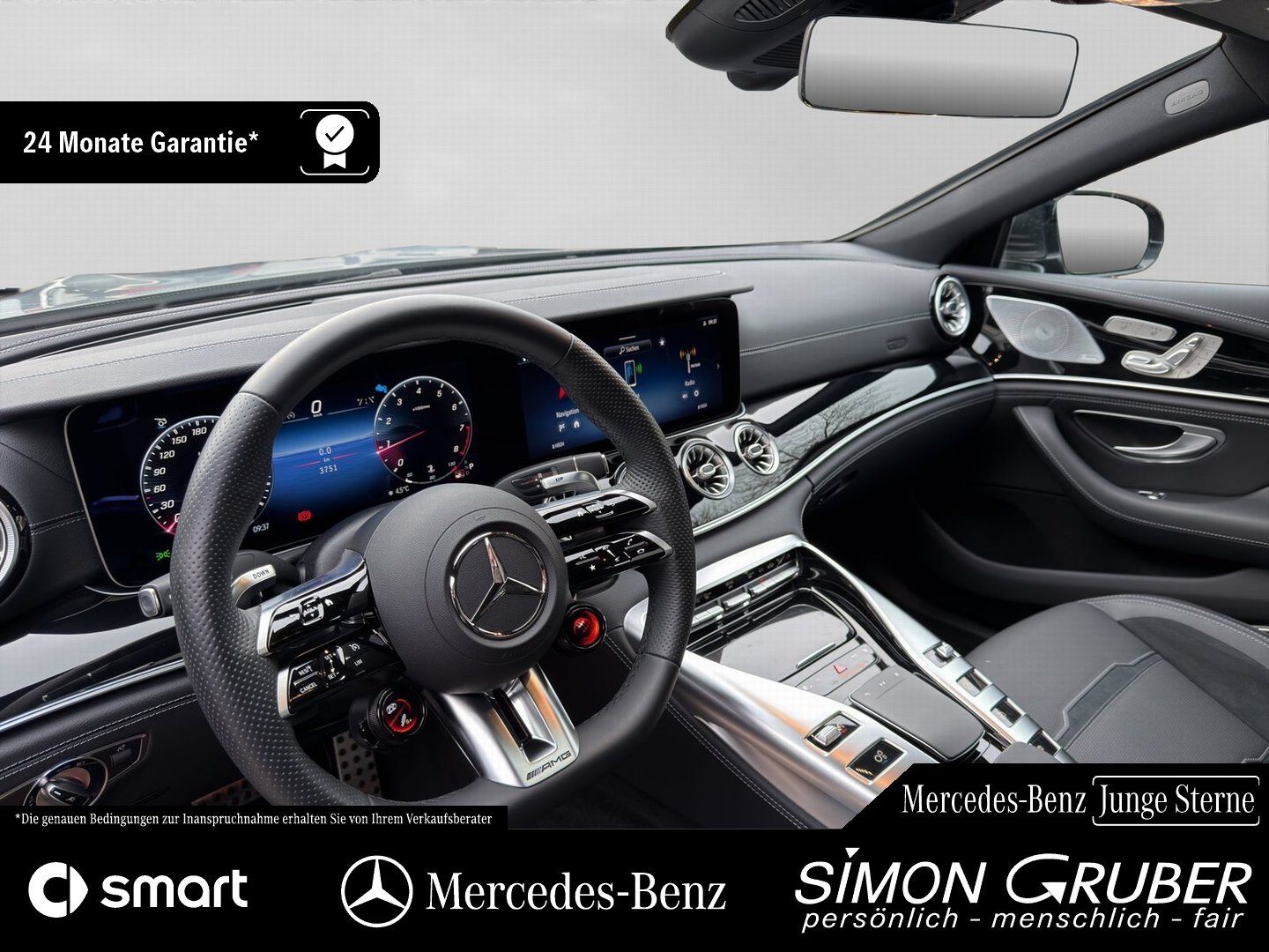 Fahrzeugabbildung Mercedes-Benz GT 63 S 4M AMG magno Nappa Burm3D HUD Mod 2025