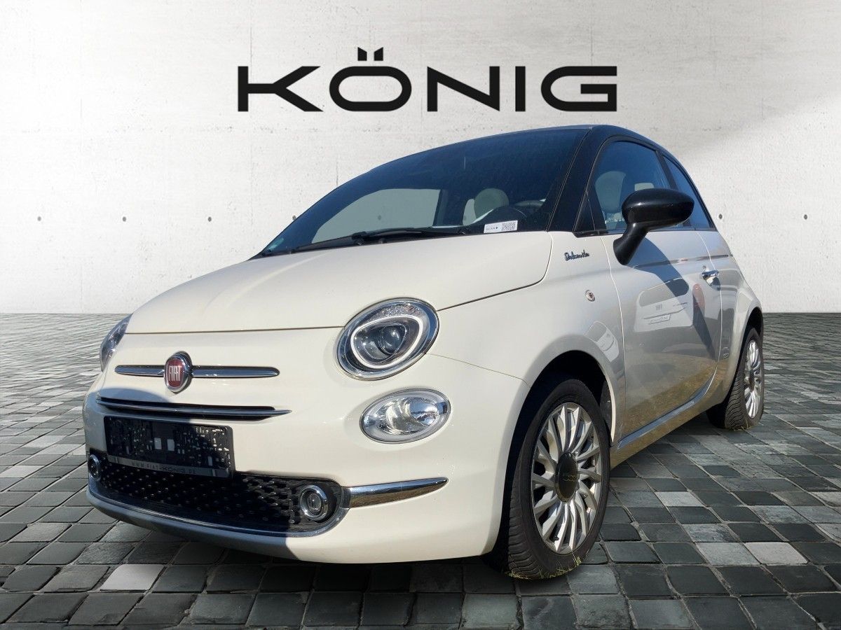 Fiat 500 MY22 1.0 GSE Hybrid DOLCEVITA Glasdach