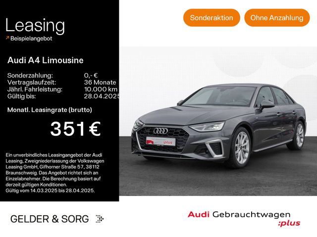 Audi A4 Limousine 45 TFSI qu. S line RFK*LED*Virtual