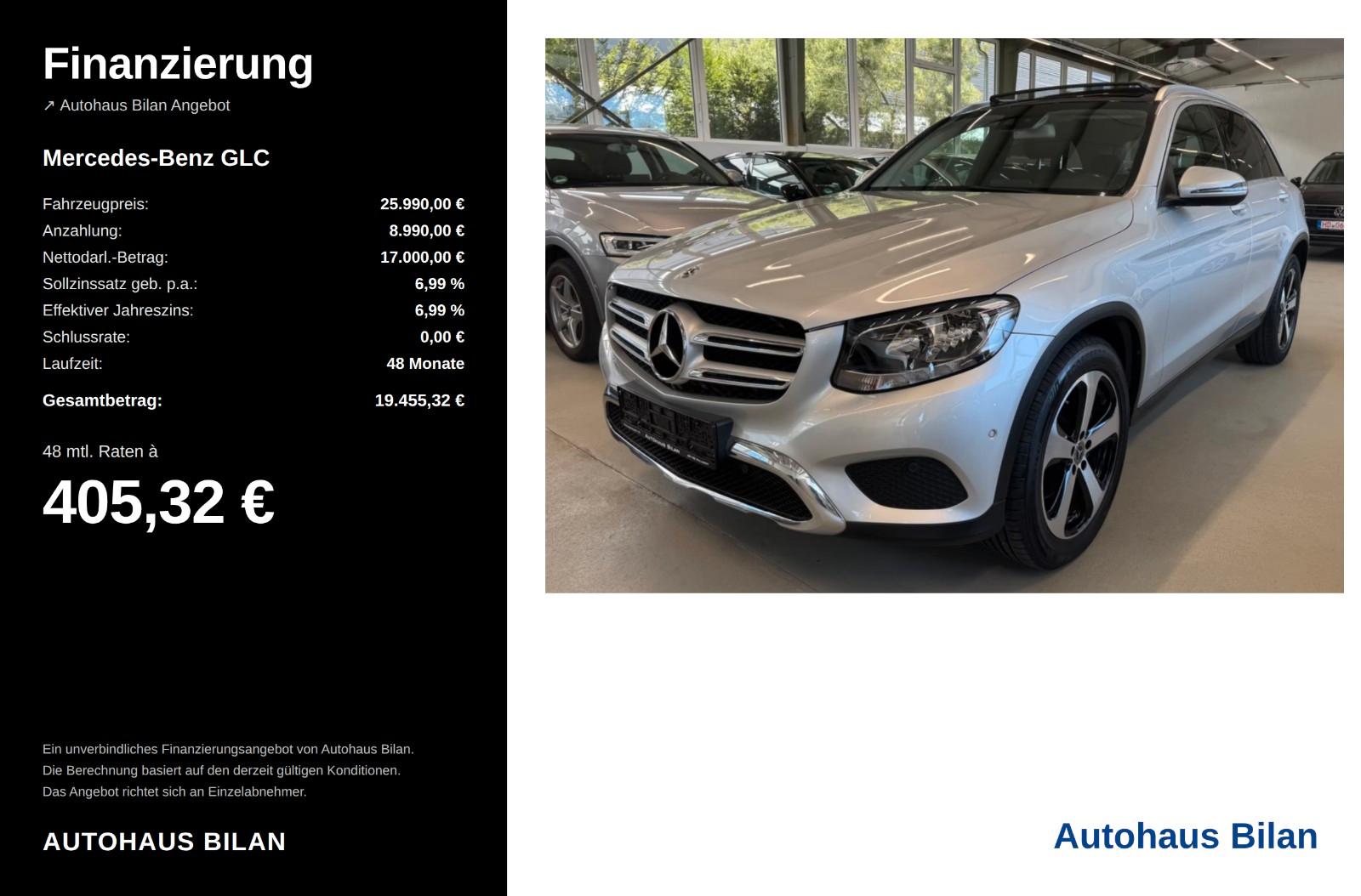 Mercedes-Benz GLC 220d Pano Leder AHK Ambiente 4Matic