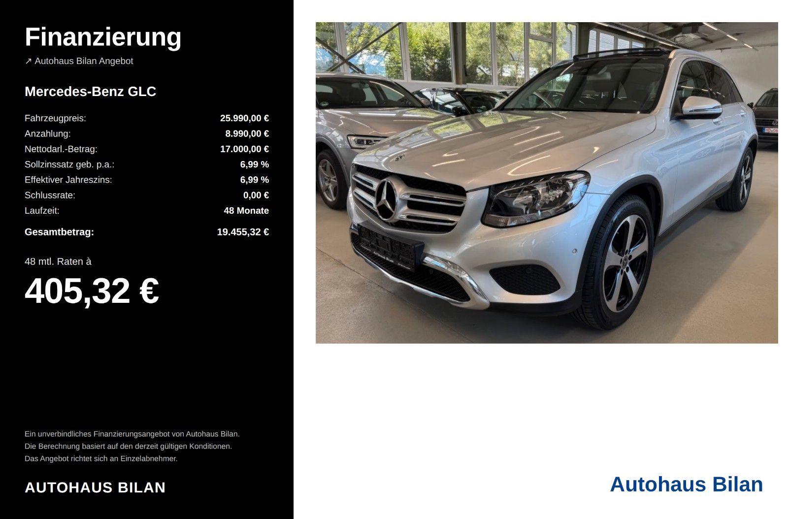 Mercedes-Benz GLC 220d Pano Leder AHK Ambiente 4Matic