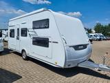 HYMER / ERIBA / HYMERCAR Living Plus 555 *Hubbett*Mover*SAT/TV*7-Schlafpl - HYMER / ERIBA Etagenbett Wohnwagen