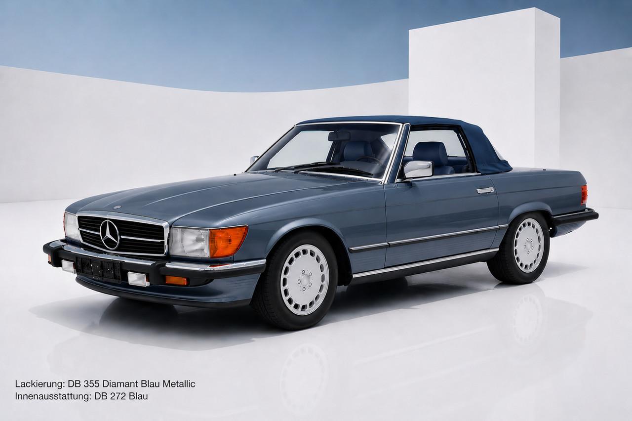 Mercedes-Benz R107 SL 560 Bestellfahrzeug frame-off
