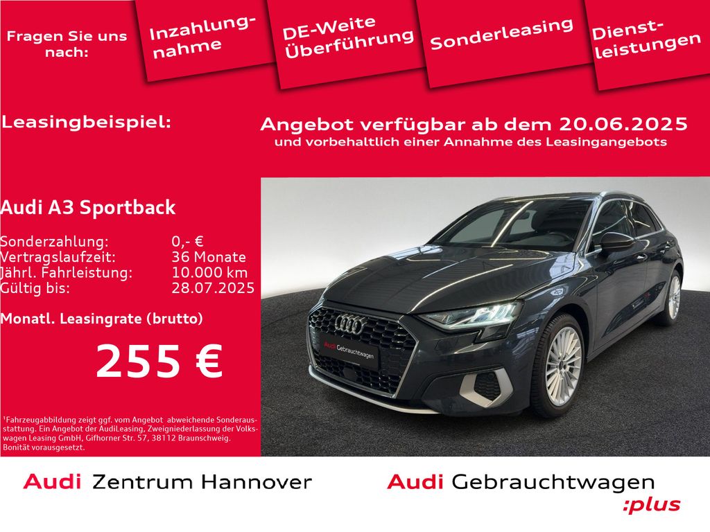 Audi A3 Sportback Advanced 35 TFSI AHK LED DAB Smartp