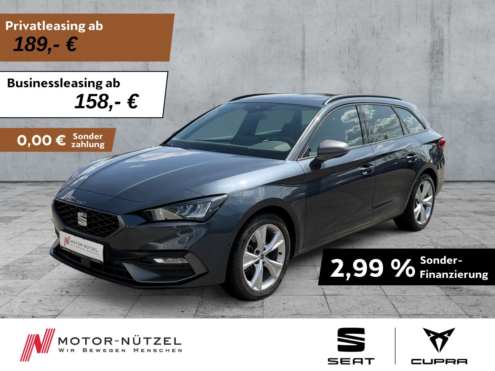 Seat Leon ST 1.5 eTSI DSG FR-LINE LED+NAV+ACC+SHZ+RFK