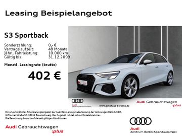 Audi Leasingangebot: Audi S3 Sportback *MATRIX*B&O*NAV+*Opt.-Schwarz+*ACC*