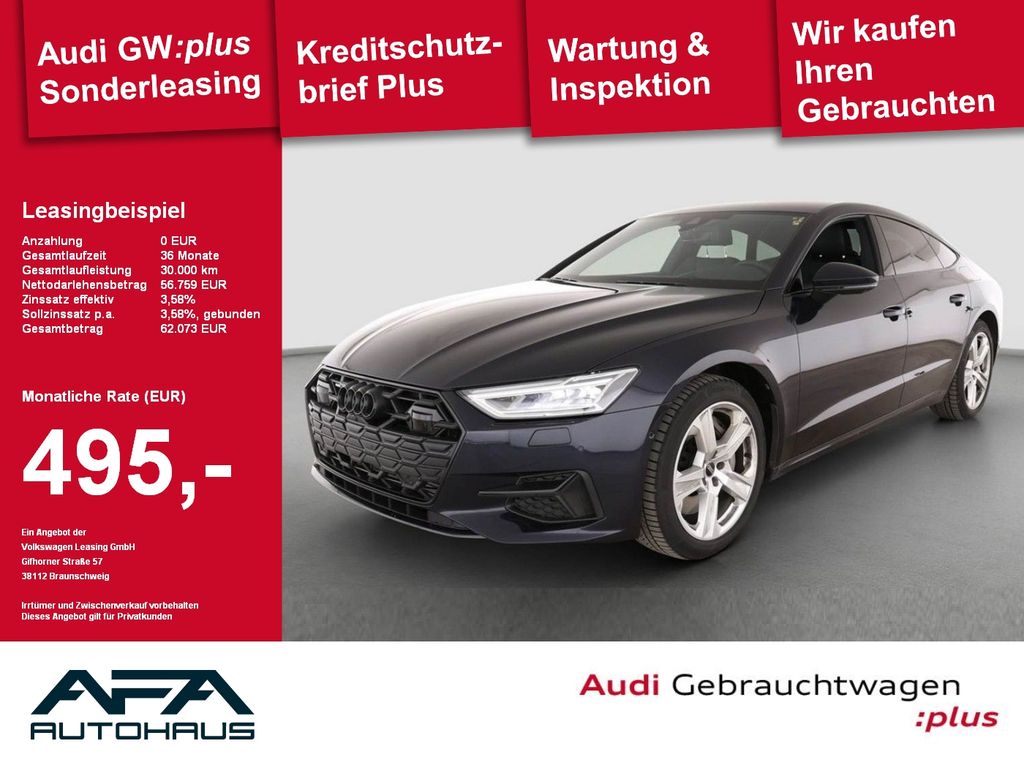 Audi A7 Sportback 50 TFSI e qu. AHK*360°*Leder*20Zoll